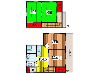 間取図 中尾貸家