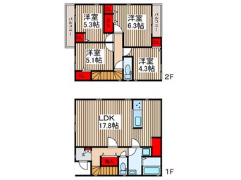 間取図 Ｋｏｌｅｔ柏豊四季