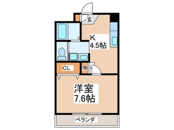 間取図 Azay・le・Rideau