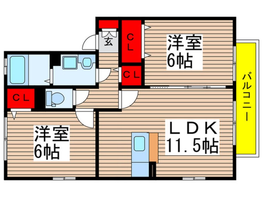 間取図 サニ－コ－ト