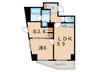ﾊﾟ-ｸｱｸｼｽ新板橋ｲ-ｽﾄ(885-8-2) 1LDK+Sの間取り