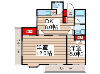 間取図 レジデンス清見