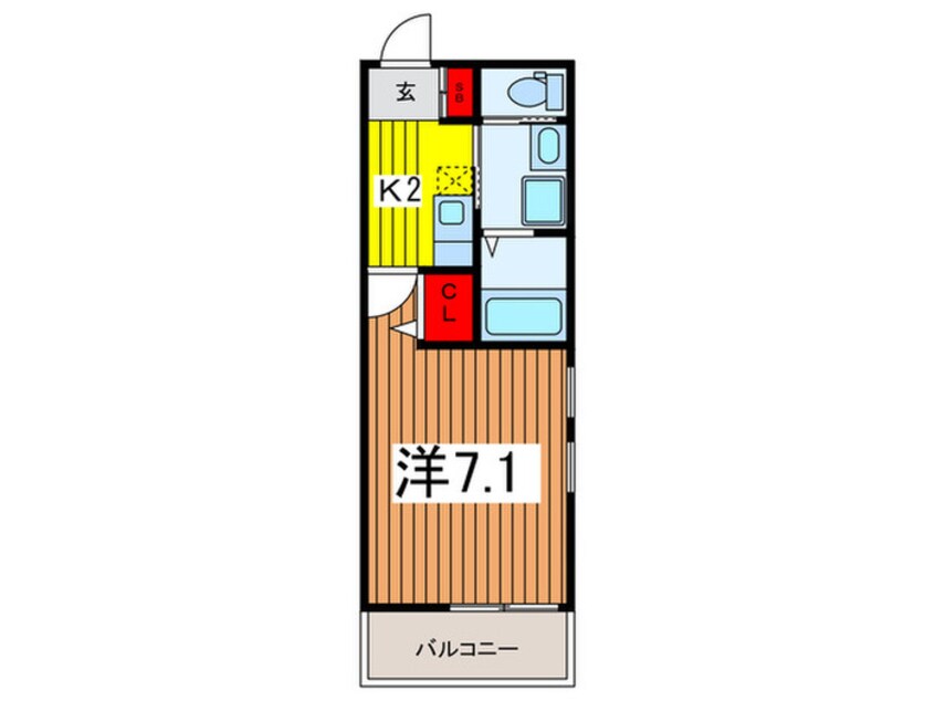 間取図 first　capital　RIDAI