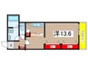セゾン　ヌ－ヴェル 1Rの間取り