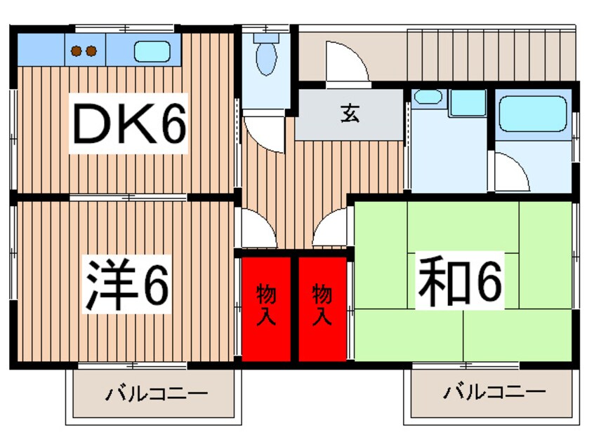 間取図 水村ハイツ