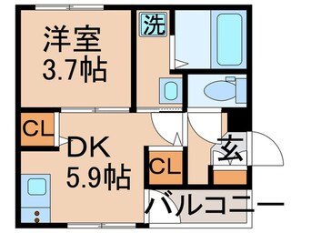 間取図 イルソーレ金町