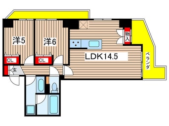 間取図 プロスペクト清澄庭園
