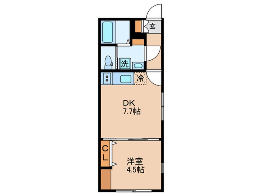 間取図 仮）ラフィスタ鵜の木