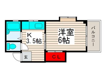 間取図 コ－ポ長崎