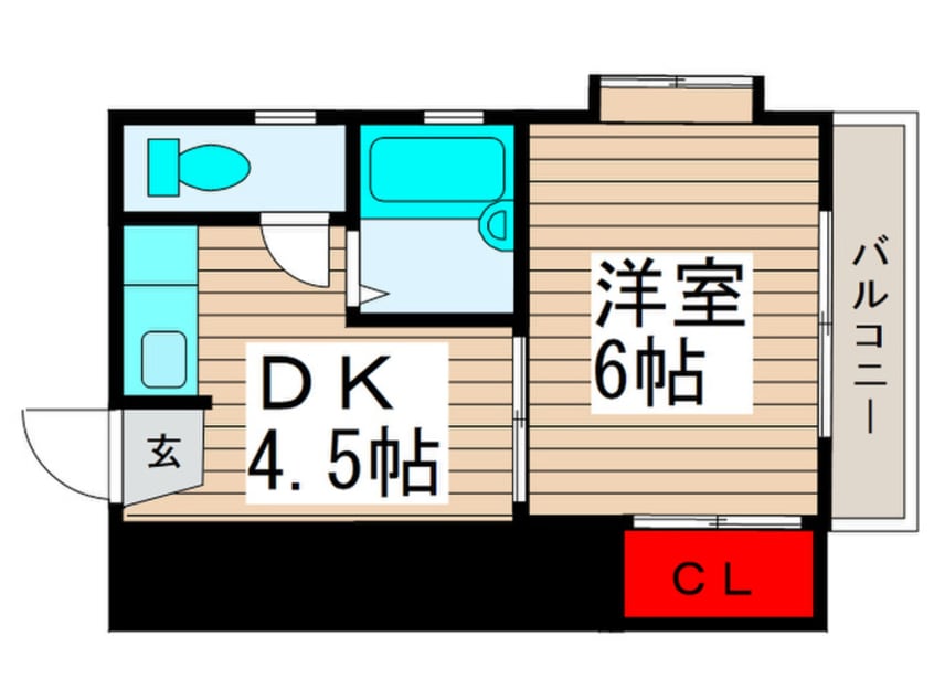 間取図 コ－ポ長崎