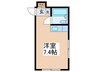 セゾンタカ 1Rの間取り