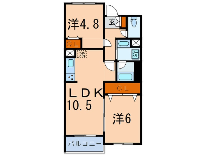 間取り図 クレインズテラス