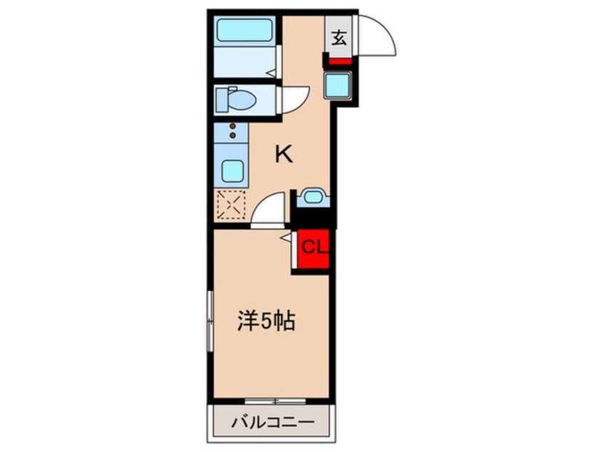 間取図 メルディア巣鴨