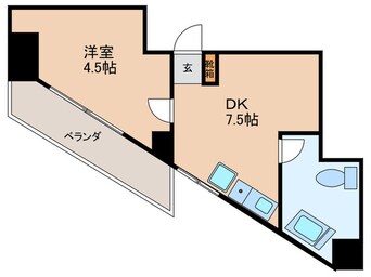 間取図 エクセレント下北沢