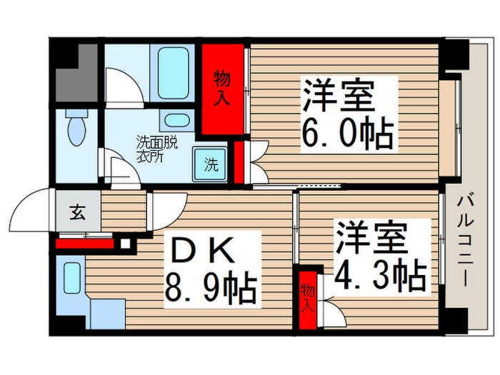 間取り図 西川口朝日マンション