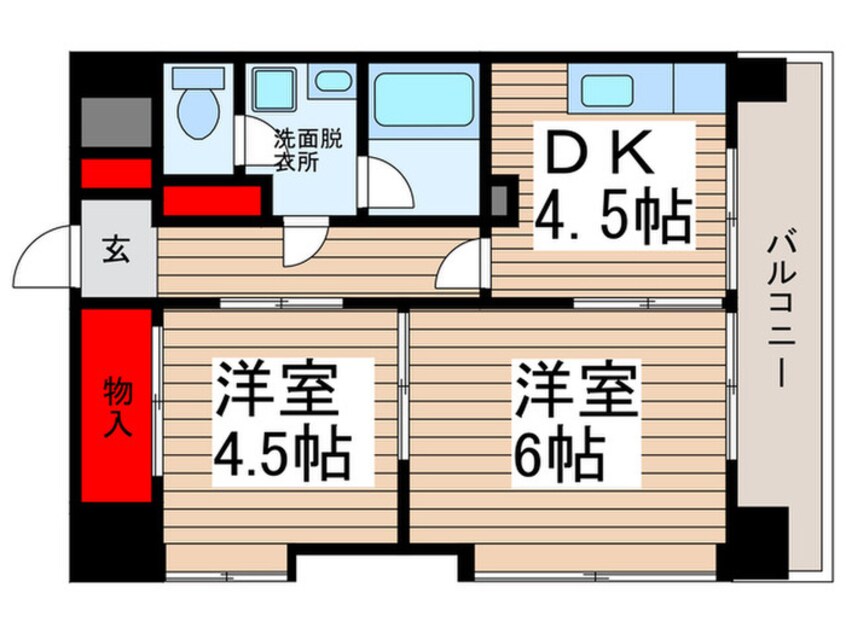 間取図 西川口朝日マンション