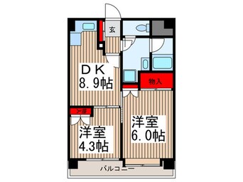 間取図 西川口朝日マンション