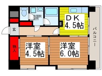 間取図 西川口朝日マンション