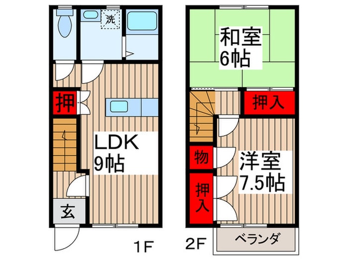 間取り図 テラス神田