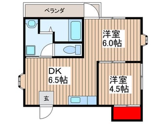 間取図 第二塚越フラット
