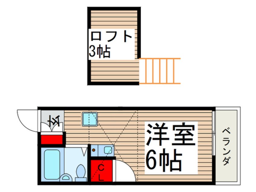 間取図 フラワーハイツ青葉台A