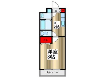 間取図 フロ－レンスＦＧ