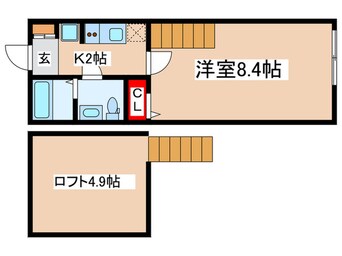 間取図 アザーレ・ナッジ読売ランド前
