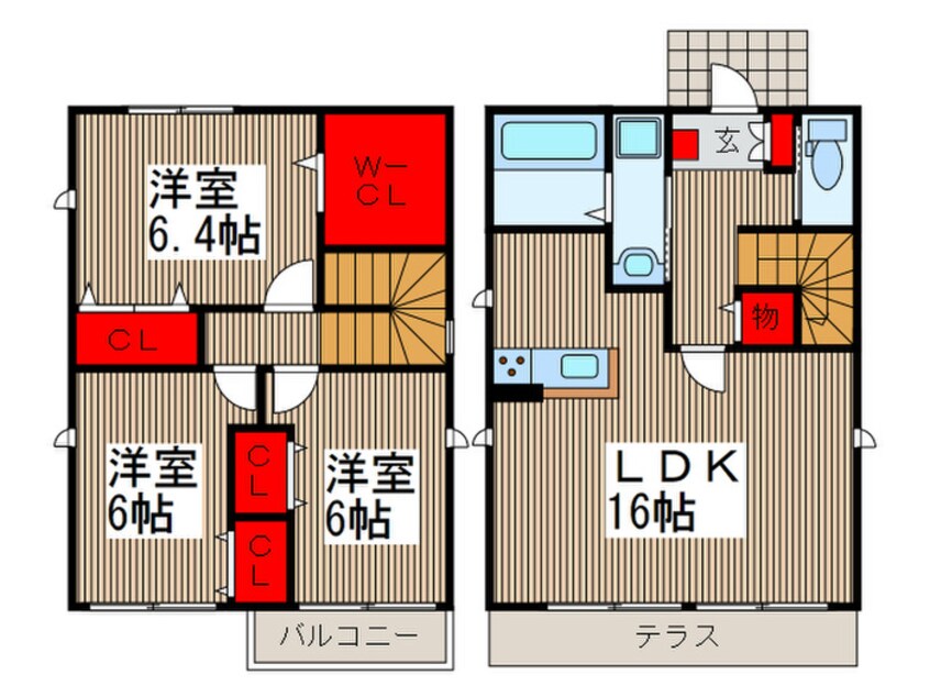 間取図 G-Forest西堀(6)