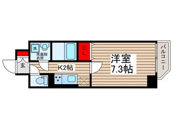 間取図 ＴＨＥ　ＰＡＬＭＳ柏