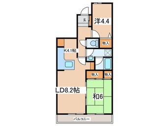間取図 ヒルズ南戸塚3号棟
