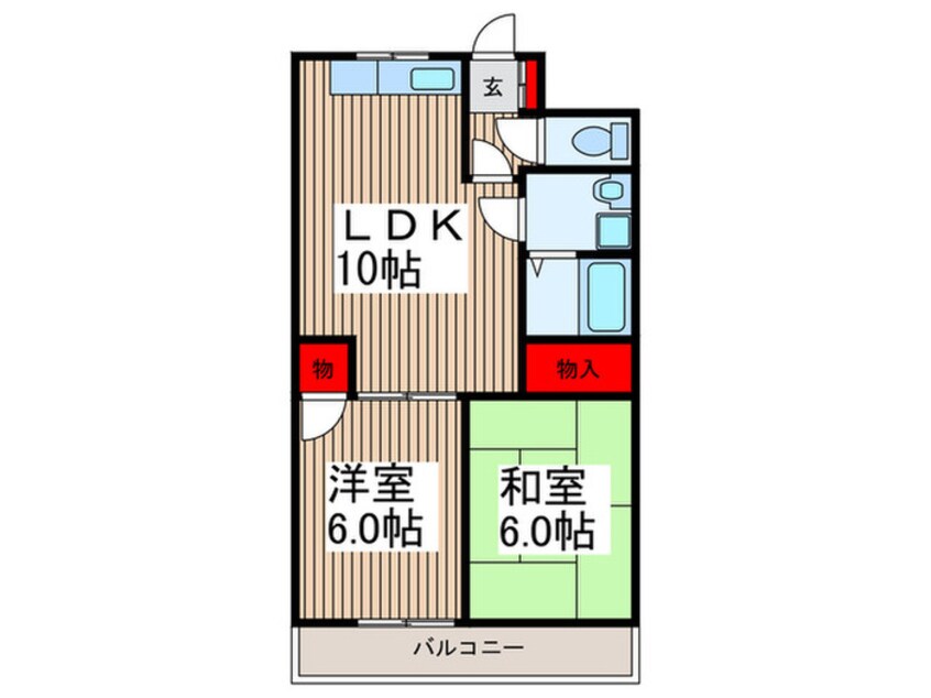 間取図 セントポール川口