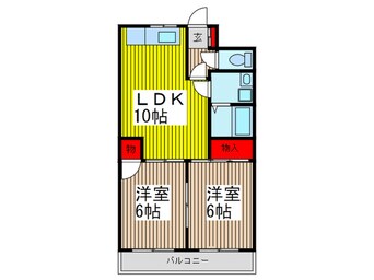 間取図 セントポール川口