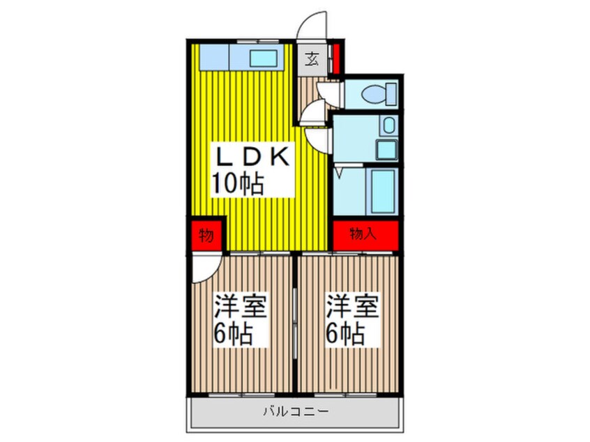 間取図 セントポール川口