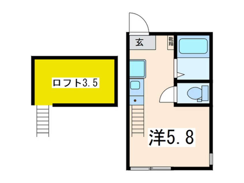 間取図 Roe　弥生台