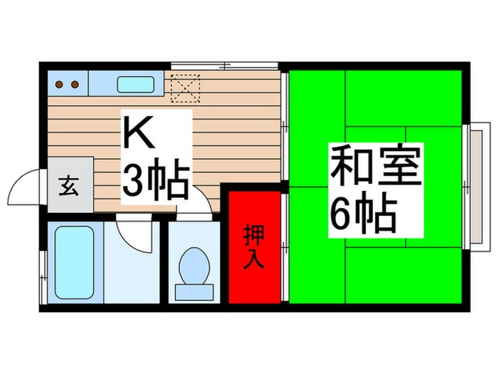 間取り図 コーポつくしが丘