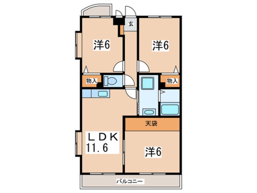 間取図 メープル湘南