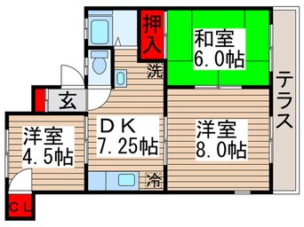 間取図 神取ハイツ