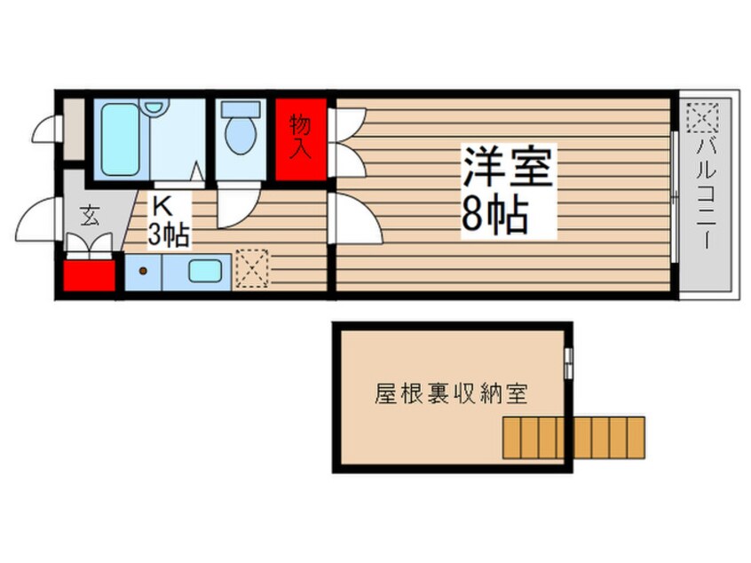 間取図 サンモ－ルＵＥＫＩ