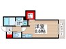 Ｌｅｇａｒｅ新松戸 1Rの間取り