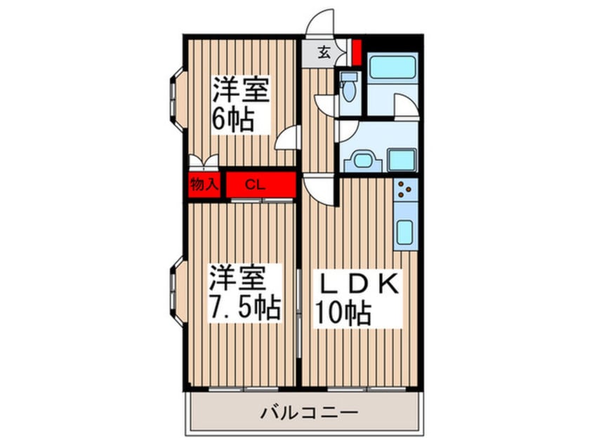 間取図 ジュネスダイワ