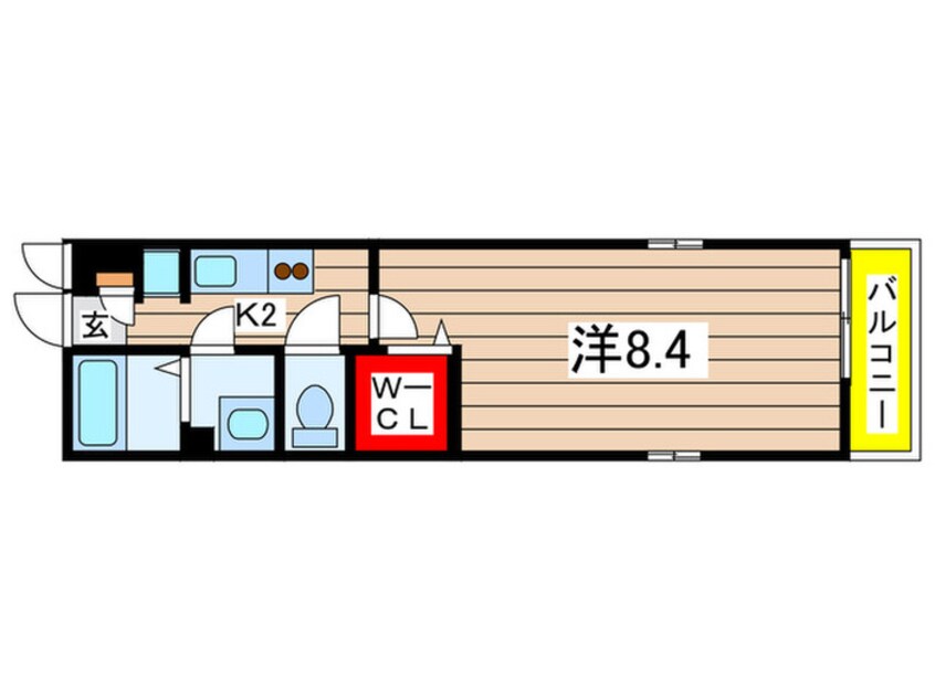 間取図 リブリ・ル・シャドール