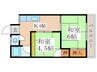 第５サンコーポ 2Kの間取り