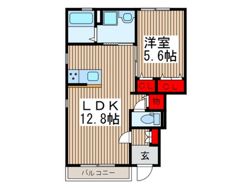 間取図 デュラカーサ藤八Ⅰ