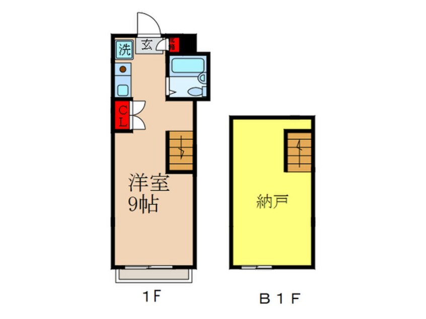 間取図 ＵＲＢＡＮ　ＦＬＡＴ　１