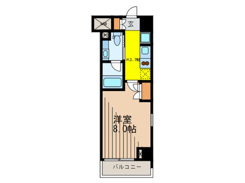 間取図 アビタシオン神楽坂