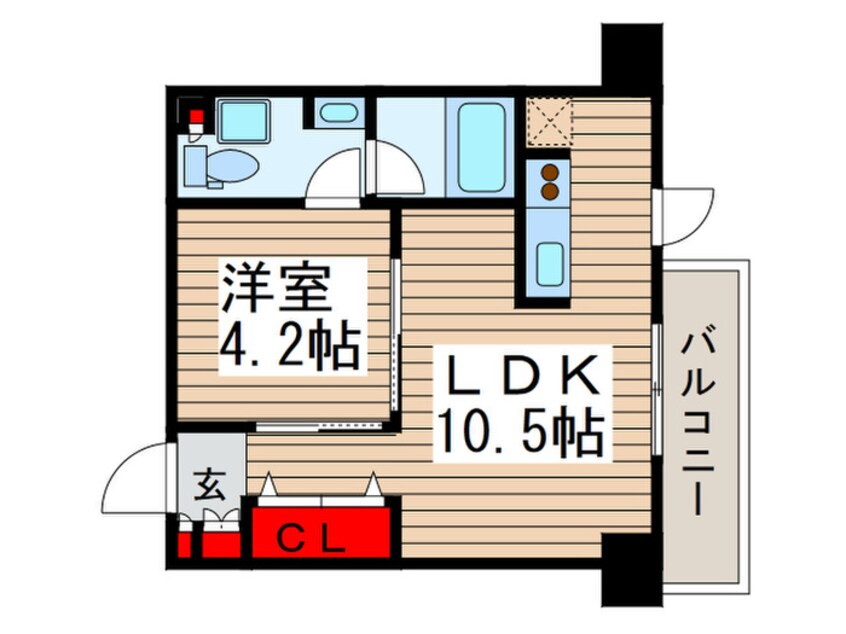 間取図 パ－クアクシス元浅草ステ－ジ