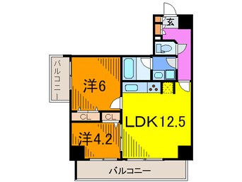 間取図 パ－クアクシス元浅草ステ－ジ