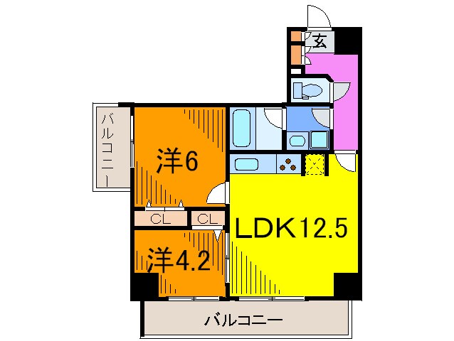 間取り図 パ－クアクシス元浅草ステ－ジ