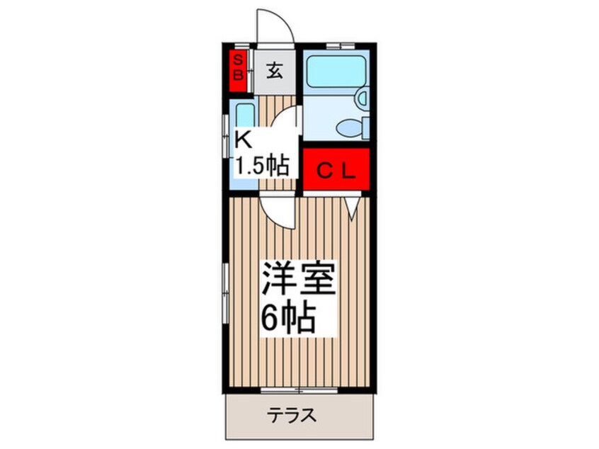 間取図 コ－ポフジ