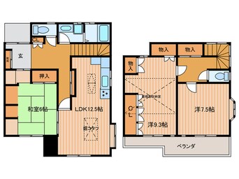 間取図 萩山町貸家322